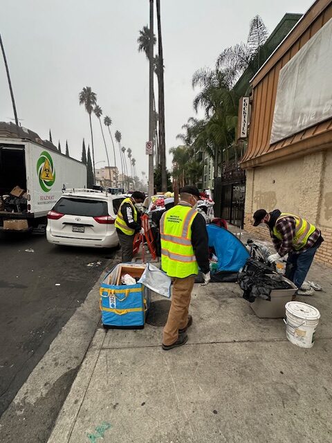 Mayfield Environmental Solutions | Homeless Encampment Cleanup in Downtown Los Angeles